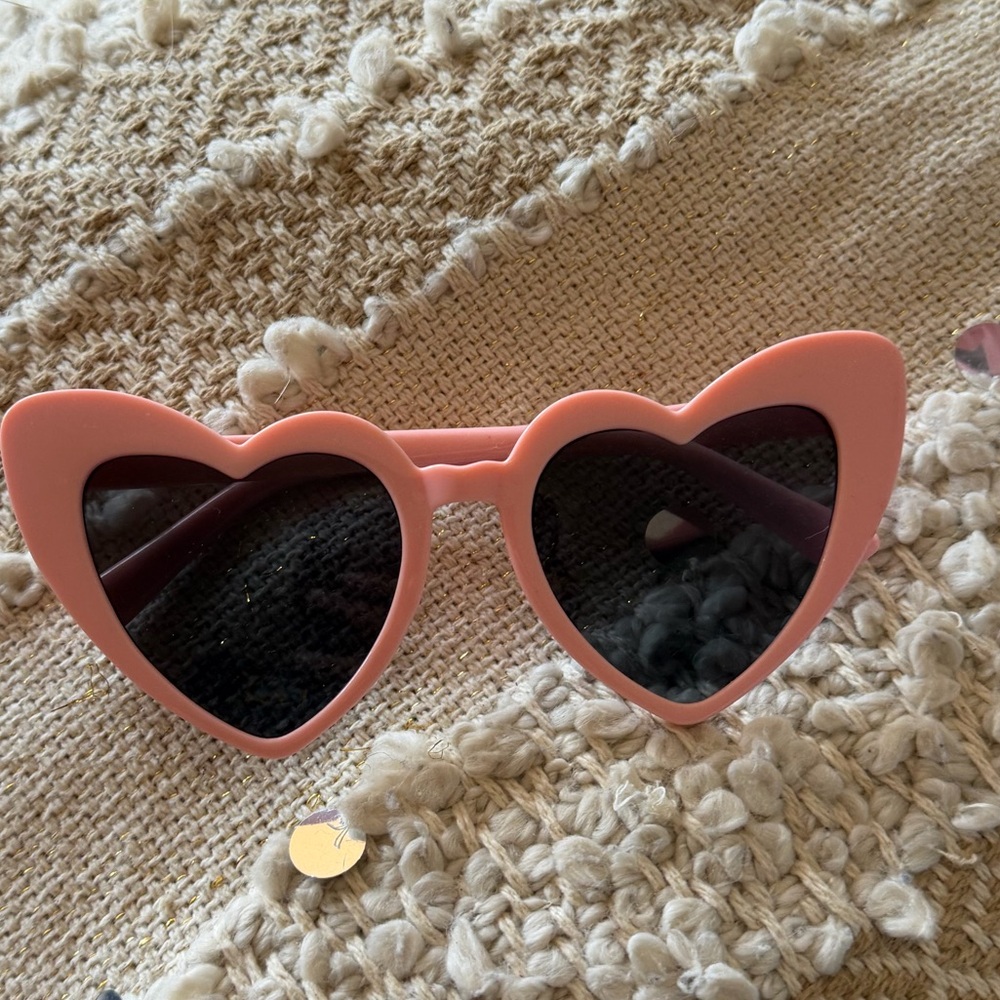 Nordstrom Pink Heart-Shaped Sunglasses